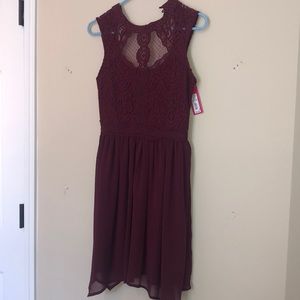 Maroon Dress - xhilaration NWT
